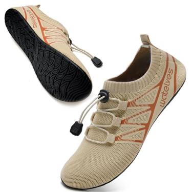 Imagem de WateLves Sapatos aquáticos para mulheres e homens descalços meias de viagem para casa meias aquáticas de secagem rápida para praia, natação, pilates, ioga, dança, acampamento, itens essenciais