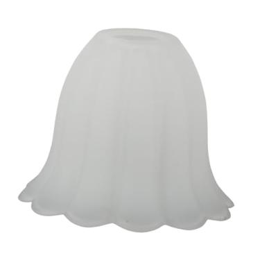 Imagem de Fenteer Capa de lâmpada de vidro fosco Tampa de luz pendente, resistente e minimalista Substituição criativa decorativa para o quarto da parede do quarto