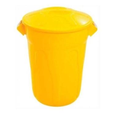 Imagem de Cesto De Lixo Tipo Balde 60 Litros - JSN, Cinza