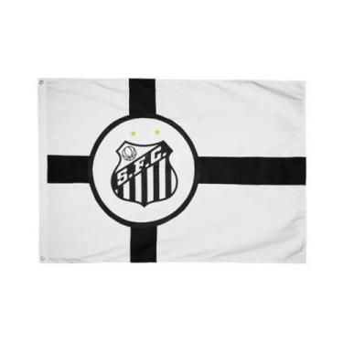 Imagem de Bandeira Oficial Do Santos 90x1,28m Dupla Face 2 Panos - BC ARTS ESPOR