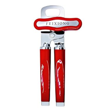 Imagem de Melhor abridor de latas de cozinha mecânico multifuncional 2025, lâmina afiada de nível profissional para sem esforço, fácil de usar, manual multifuncional, bom abridor de latas, borda lisa resistente