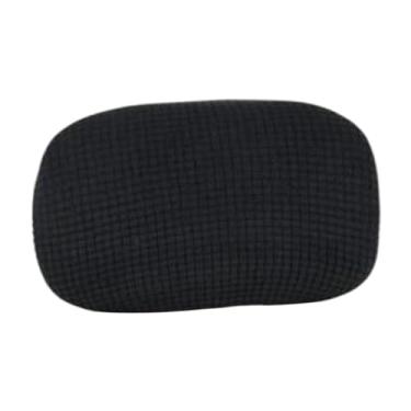 Imagem de ＫＬＫＣＭＳ Capa de travesseiro para apoio de cadeira de jogo, travesseiro de cadeira de braço, capa de travesseiro de cadeira de mesa, Preto