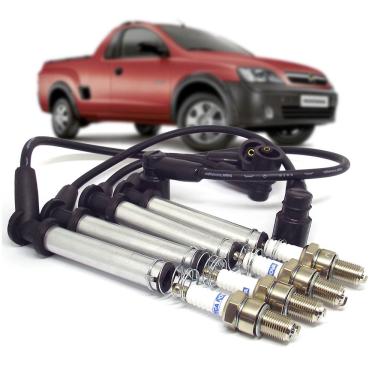 Imagem de Jogo Cabos Velas De Ignicao 1.8 Flex Gasolina Kit Nova Montana 2004 A 2010