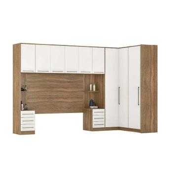 Imagem de Jogo de Quarto Quarda- Roupa Espaço Irlanda Amendola / Branco - Demóbile.