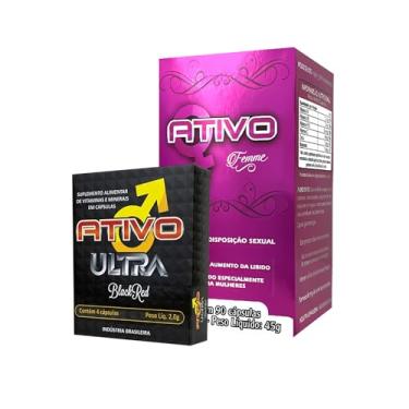 Imagem de Kit Casal | Ativo Ultra + Ativo Femme Suplemento Energético para o Casal