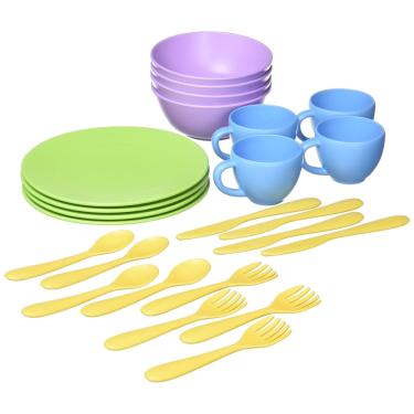 Imagem de Conjunto de pratos Green Toys 4 copos fabricado nos eua