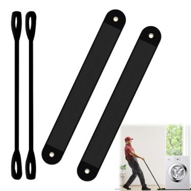 Imagem de FAUENPEEY Tapete Deslizante Para Eletrodomésticos Grande, 47 X 6,7 Pol., Com 2 Alças De Puxar Mover Móveis Pesados Em Pisos Madeira E Ladrilhos. O Hdpe Protege Piso É Fácil Usar.