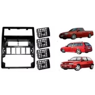Imagem de Moldura Painel + 4 Difusor Ar Gol Parati Saveiro G2 95 A 99