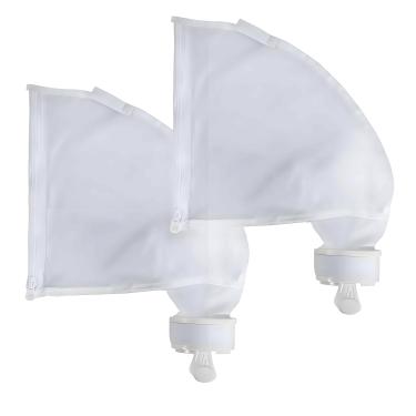 Imagem de Pacote com 2 sacos de substituição com zíper compatíveis com os modelos Polaris 280, 480 Saco de filtro multiuso para limpador de piscina Polaris (2 pacotes de limpador de piscina de malha de nylon