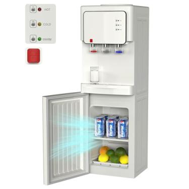 Imagem de LuxLam Bebedouro de Água Superior com Geladeira, Compressor Refrigeração, Água Quente/Fria 110V, Branco