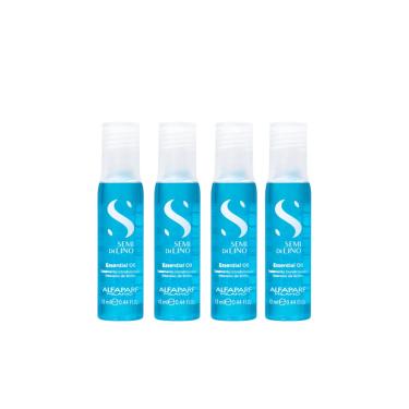 Imagem de Kit 4 Ampolas Alfaparf Semi Di Lino Essential Oil - 13ml