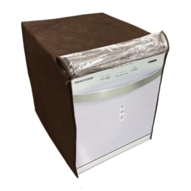 Imagem de CAPA LAVA LOUÇAS BRASTEMP 8 SERV. BFL08BB TRANSPARENTE FLEX (Marrom)