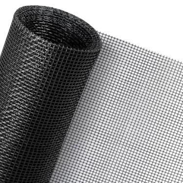 Imagem de Tela Mosquiteira Fibra Vidro Preta 150 x 120cm - Proteção Janela Anti Mosquitos Pernilongos