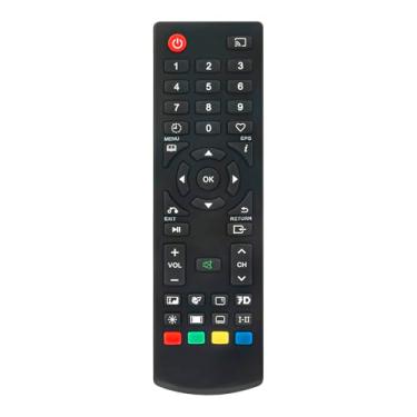 Imagem de ALLIMITY Controle remoto de substituição QT185 compatível com Soniq Chromecast Full HD TV Botão 3D GAR1 SPN55UX17B003, T2N75UV17A-AU, N55UX17B-AU