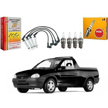 Imagem de Kit Vela Ngk Cabo Corsa Pick Up 1.6 8v 1997 A 2003