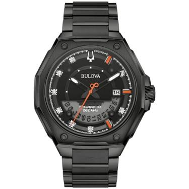 Imagem de Bulova Relógio masculino de quartzo Marc Anthony Series X Precisionst, Preto