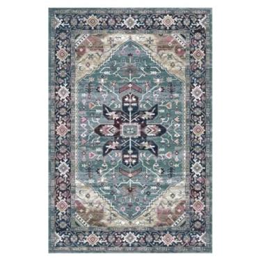 Imagem de Tapete de decoração para quarto, grosso, macio e fofo, para estudo, estilo americano retrô, para sala de estar (200x250 cm/G)