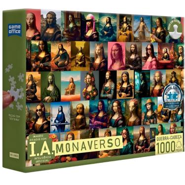 Imagem de Puzzle Quebra Cabeça IA Monaverso 1000 Peças Toyster