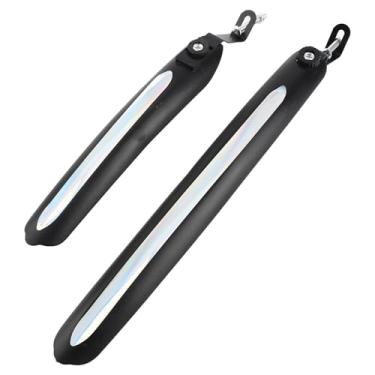 Imagem de Conjunto de Lamas de Bicicleta Traseira Traseira, Plástico de Alta Resistência, Guarda -Lamas de Bicicleta de Liberação Rápida, Tiras Reflexivas, Estrada da Montanha, Bicicleta