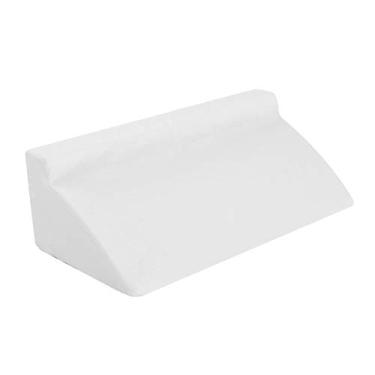 Imagem de Almofada de espuma Cunha premium Pillow de suporte de cunha ergonômica para elevação da perna traseira lombar alívio confortável de sono Ajuda branca 50x24x15cm (Branco)