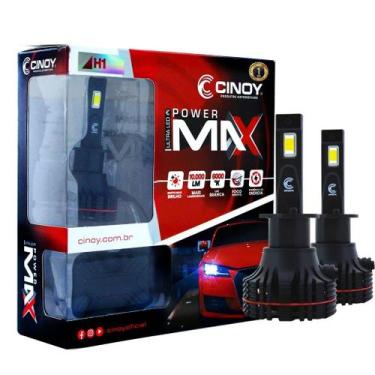 Imagem de Kit Lampada Ultra Led Power Max H1 Cinoy 10000 Lumens 6000k 12V Par