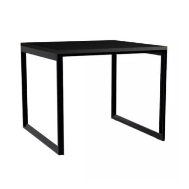Imagem de Mesa de Jantar Compacta 80x80cm Industrial - Base Metalon Reforçado, I