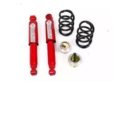 Imagem de Kit Suspensão Rosca Regulavel Celta (Todos).. Par Traseiro. - Milleniu