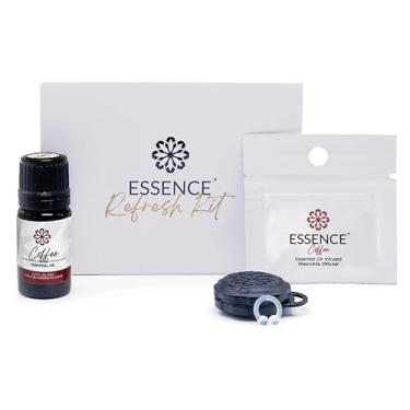 Imagem de Essence difusor nasal para aromaterapia – anel nasal de óleo essencial de café, inalador de silicone para estresse e humor – Feito nos EUA e adequado para viagens