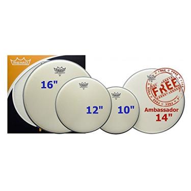 Imagem de Remo Ambassador 4-Pc Tom Pack - 10 12 14 16 Inches - Coated
