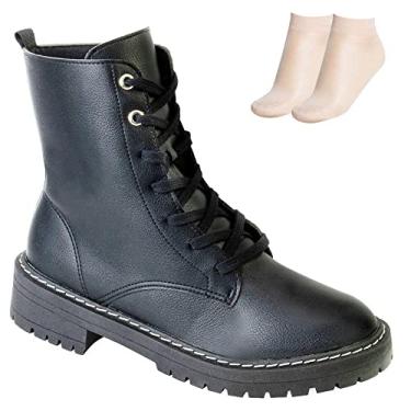 Imagem de Bota Coturno Bebecê e Meia Bc23-t24222