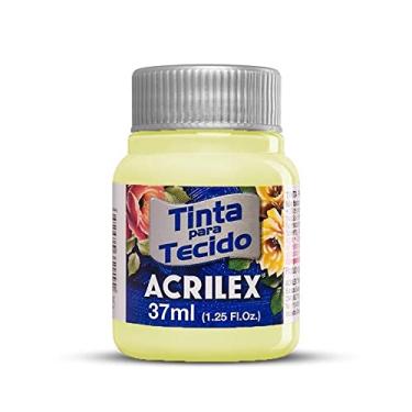 Imagem de Tinta Para Tecido Fosca, Acrilex, Amarelo Bebê, 37 ml
