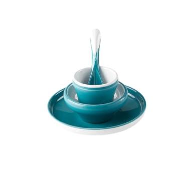 Imagem de Decalque branco comercial com bordas delicadas imitação de porcelana - duas cores azul e branco