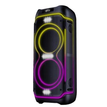 Imagem de Vibe Sound V8 Party, Caixa de Som Bluetooth 2000W RMS, Alto-Falantes Duplos 8", TWS, Luzes RGB, Display Digital