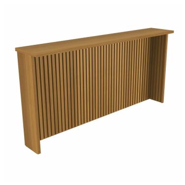 Imagem de Painel de Ilha Nesher em MDF 15mm - 200cm de largura – Freijó