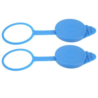 Imagem de Tampa do reservatório de fluido da lavadora de para-brisa CP9Z1705A 54009 para Focus 2012-2018 - Par de tampas de substituição ABS