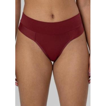 Imagem de Calcinha de Microfibra Fio Duplo com Cós Alto - Gimara, G, Sensuale