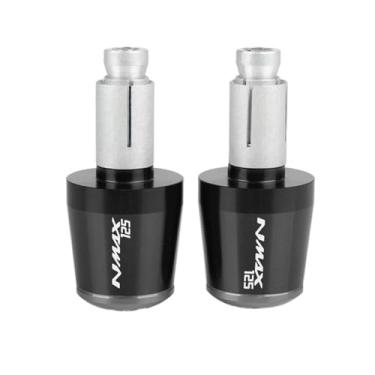 Imagem de Extremidades de manoplas de guidão de motocicleta, tampas de extremidade de manoplas, acessórios deslizantes de peso para NMAX 155 NMAX155 NMAX 125 NMAX125 2015-2017