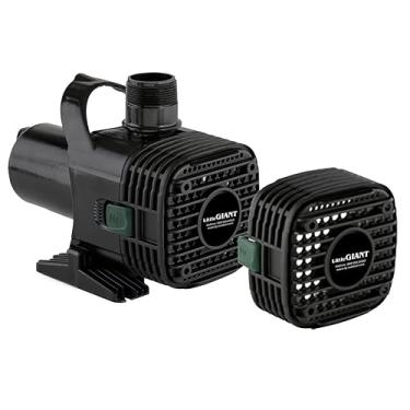 Imagem de Little Giant Bomba de rotor úmida 566729 7365GPH com cabo de 1,22 m para lagoas de até 1,80 litros, preta, F70-7300
