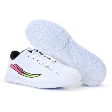 Imagem de tenis futsal cano baixo adulto juvenil do 36 ao 43 - Impulso, Branco c