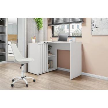 Imagem de Mesa Escrivaninha Para Escritório E Home Office EM L De Canto Caemmun 