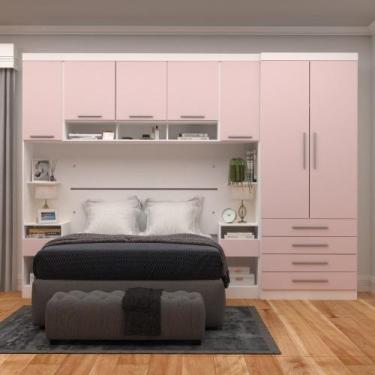 Imagem de Guarda-roupa Modulado Casal 313cm 7 Portas 6 Gavetas Alpes Luciane, Br