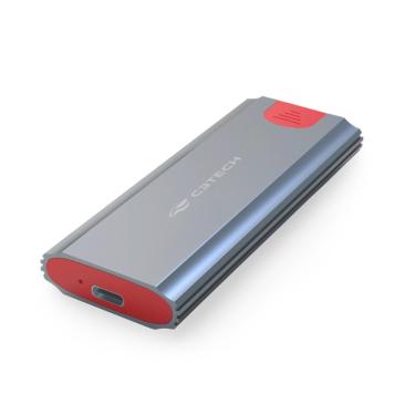 Imagem de Case para SSD M.2 NVMe - USB-C - Cabo Incluso - Prata - C3Tech CH-M500SI