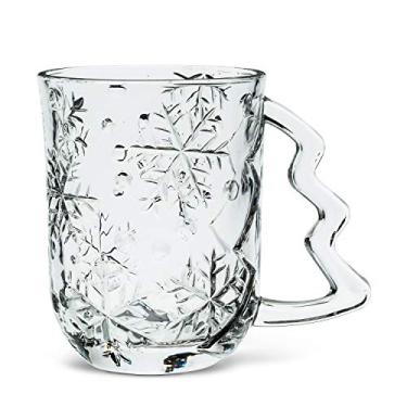 Imagem de Abbott Collection 27-Neige Caneca de floco de neve em relevo, 11,4 cm A, transparente