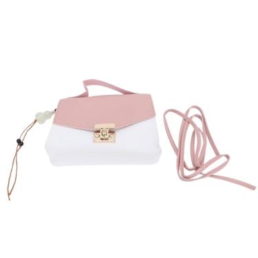 Imagem de Mulheres Bolsa de ombro de ombro Top Handel Bolsa Bolsa Bolsa Resistente a Scratch Com Bloqueio de cores Design espaço espaçoso para viagens casuais para festas compras PU Material (Rosa)