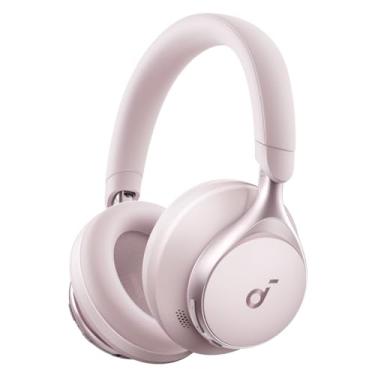 Imagem de soundcore Space One da Anker Fone De Ouvido Bluetooth 5.3, Over-Ear Headphone, 40H de Reprodução, Hi-Res LDAC, Controle via App, Chamadas Claras, Ajuste Confortável, Rosa
