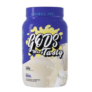 Imagem de Gods Whey Tasty Whey Protein 3W 900g Canibal Sabor Leite - CANIBAL INC