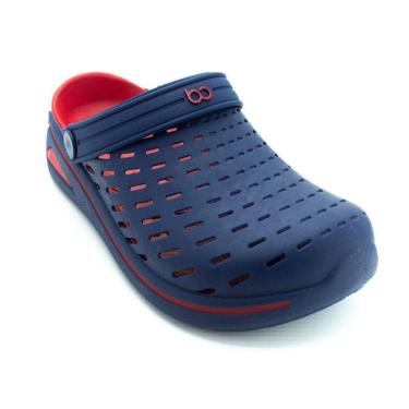Imagem de Babuche Masculino Boa Onda 57183C0004 - Azul e Vermelho-Masculino