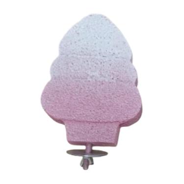 Imagem de predolo Suporte para, brinquedo para pássaro, bico de moagem, suporte decorativo para, para periquitos, calopsitas, cacatuas, Rosa