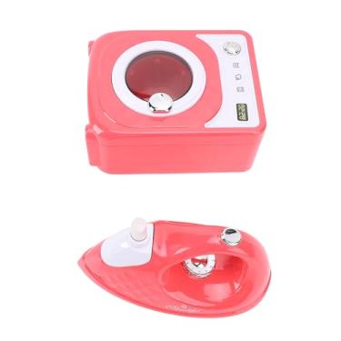 Imagem de Máquina de Lavar de Brinquedos, Máquina de Lavanderia Realista, Móveis de Boneca Pretendem a Lavadora de Brinquedos e o Quadro de Ferro, Educacional Finque Tocar Brinquedo