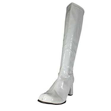 Imagem de Bota feminina GOGO com salto de 7,6 cm e zíper